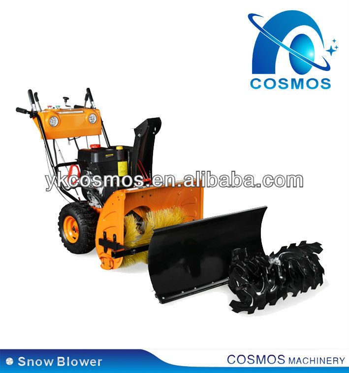 three-in-one snow thrower/snow sweeper